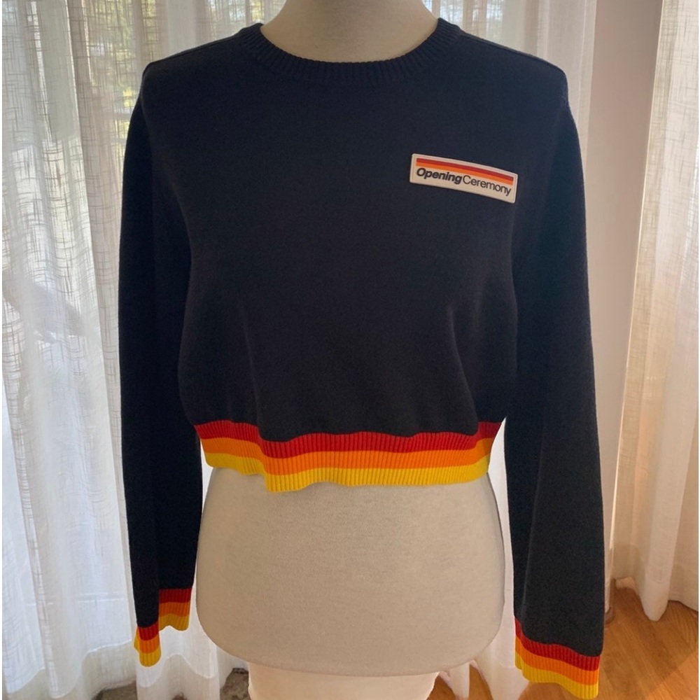Opening Ceremony long sleeve crop top